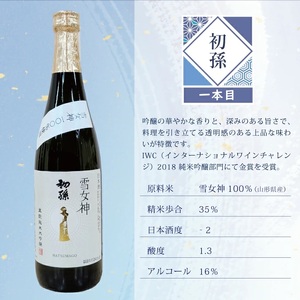 SF0245　酒田の酒屋厳選　雪女神頒布会