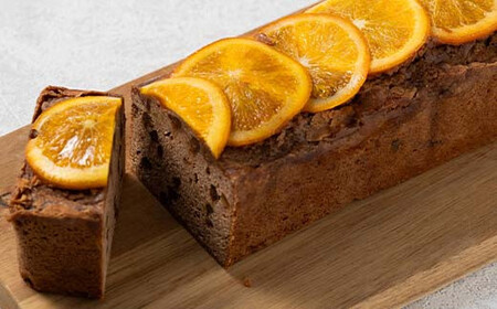 鏡石の米粉を使った パウンドケーキ（チョコとオレンジ） ※膨張剤不使用 菓子 スイーツ ケーキ  F6Q-116