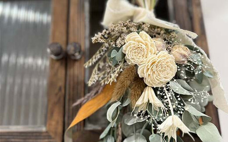 お正月飾り ドライフラワーしめ縄（A） スワッグタイプ  花 はな フラワー プレゼント ギフト インテリア 雑貨  F6Q-158