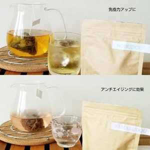 【数量限定】野草茶（ティーバッグ）4種×8パックセット（どくだみ茶・赤しそ茶・のぶどう茶・山ぶどう茶）1093004