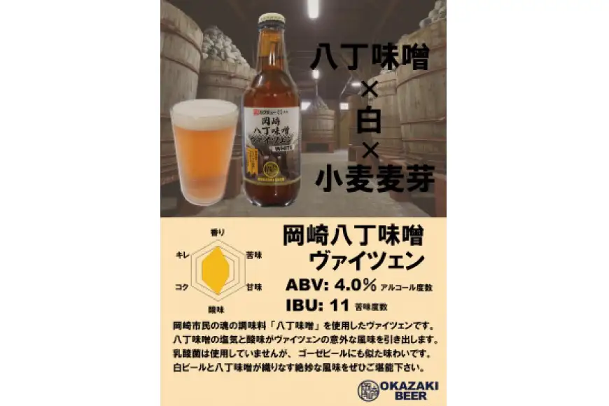 ビール 岡崎ビール 岡崎八丁味噌 ヴァイツェン 330ml 6本 セット