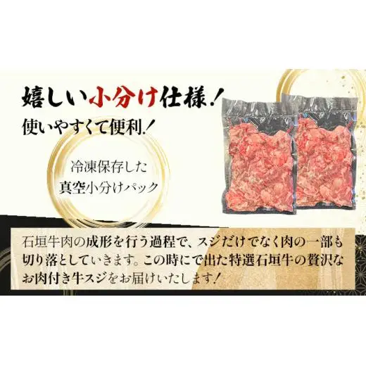 牛スジ500g×2パック 　 IM-20
