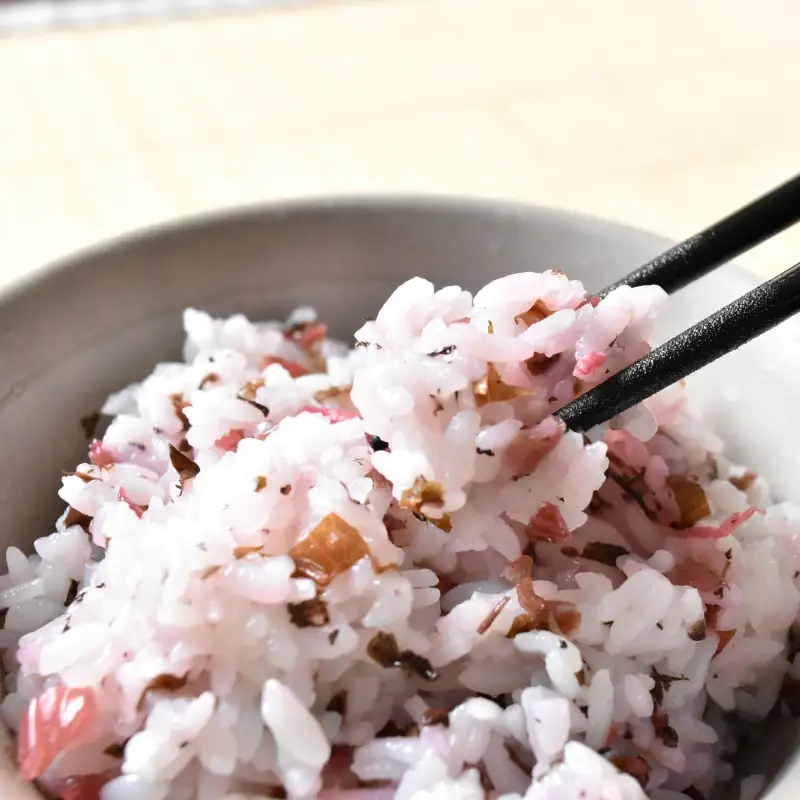 しそ味 高菜混ぜご飯の素 100g×5袋セット / しそ 紫蘇 高菜漬け 田辺市 ウコン不使用 漬物 つけもの 健康 和歌山 醤油 野菜 おつまみ【kms023】
