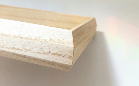 モザイク入り木製トレイ（桐） 工芸品 雑貨 日用品 
