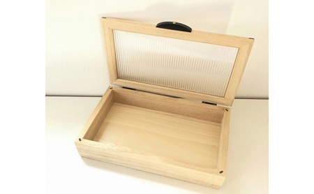 木製小物入れ／桐 工芸品 雑貨 日用品 