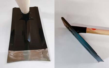 福岡型 平鍬 丸柄1挺 クワ 鍬 農機具 農業 農業用品 耕作鍬 農作業 除草 庭 植物 家庭菜園 庭作業 草抜き 草ぬき 土壌 福岡県 北九州市 九州