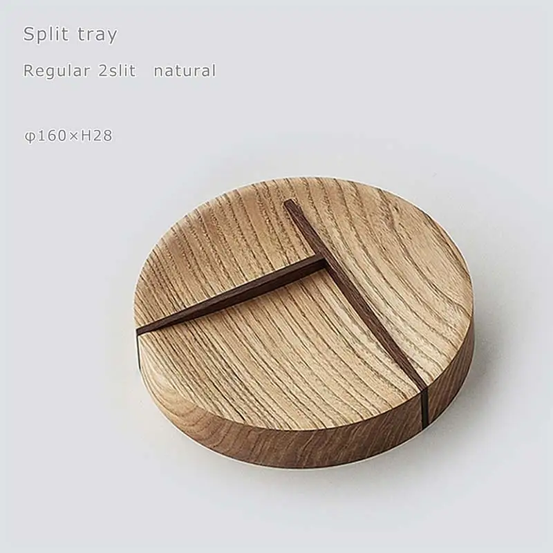 木製マルチトレー Split tray（スプリットトレー） Regular 2slit natural／SASAKI HOKKAIDO WOOD F6S-469
