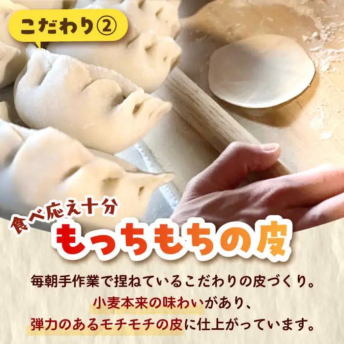 【モチッ！じゅわ～！手作り餃子】冷凍生餃子　焼き餃子 30個 【点心屋台くまや】[QG01]