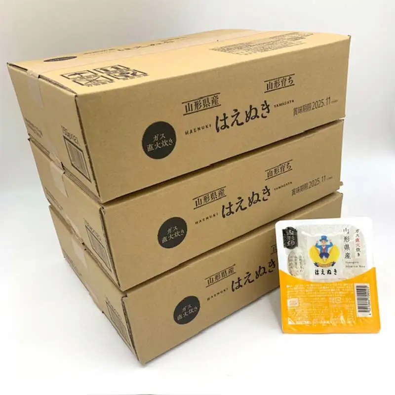 はえぬき パックライス 150g×36食 米 お米 ブランド米 銘柄米 備蓄 国産 コメ ごはん ご飯 食品 山形県 F2Y-4844