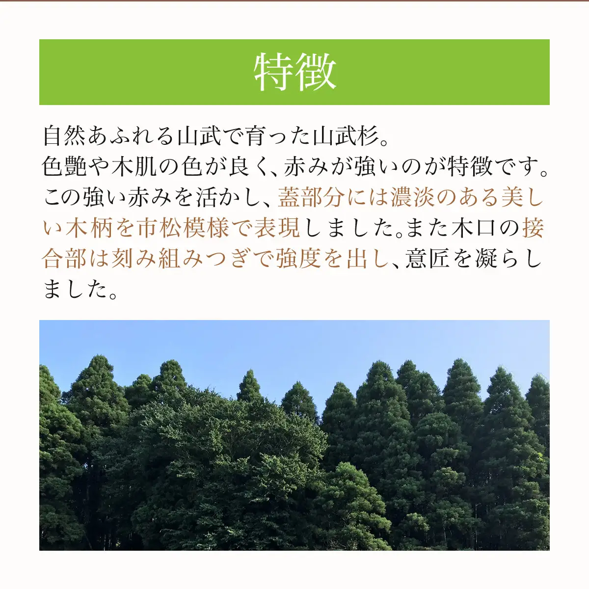 山武杉の重箱　市松　２段　6.５寸 ／ふるさと納税 山武杉 天然木 重箱 お弁当 運動会 おせち お花見 調湿 撥水 軽い 自然 ぬくもり 杉 ギフト プレゼント 千葉県 山武市 SMP016
