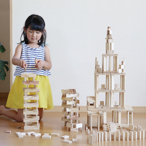 からからつみき3種類クリエイティブセット340P木のおもちゃ 知育玩具 子供 おもちゃ 積み木 男の子 女の子 子ども プレゼント ギフト 贈答 4歳 5歳 安心 安全 国産 宮崎県産 杉 木材 ベビー向け 誕生日 贈り物 お祝い