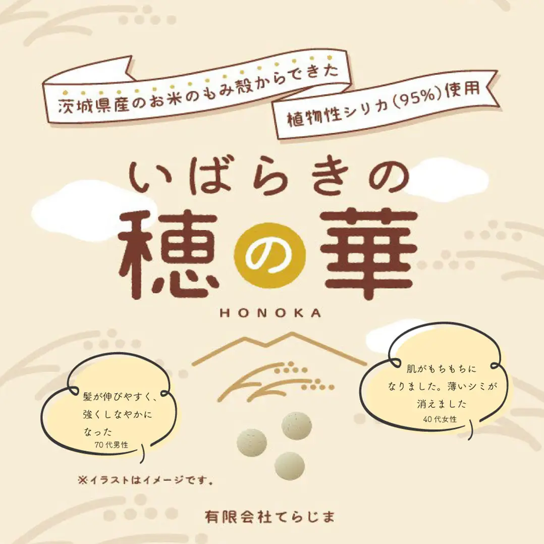 『 いばらきの穂の華 』 2袋 セット ( 60日分 / 1日2粒目安 ) 植物性 シリカ シリカパウダー ケイ素 ミネラル 紅 菊芋 菊芋パウダー 茨城県産 お米 こめ コメ もみ殻 健康補助 栄養 栄養素 食品 携帯 小分け パウチ 小粒 2ヶ月分 [SC058sa]