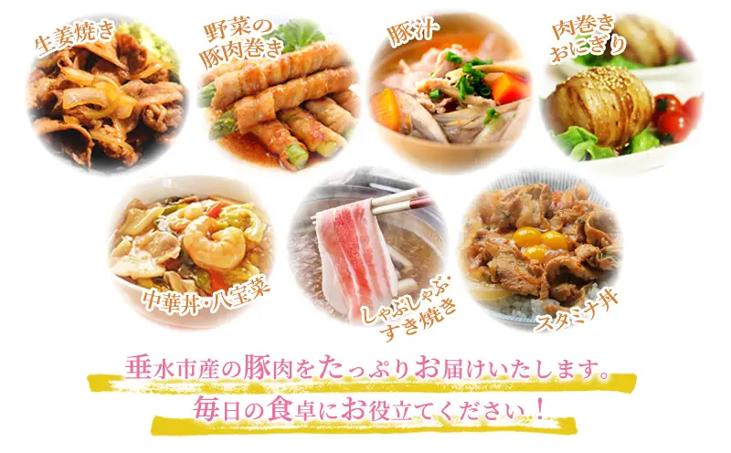 I9-0401／【6回定期便】鹿児島県産 桜島美湯豚 よくばりスライス 500g×3P（計9kg）