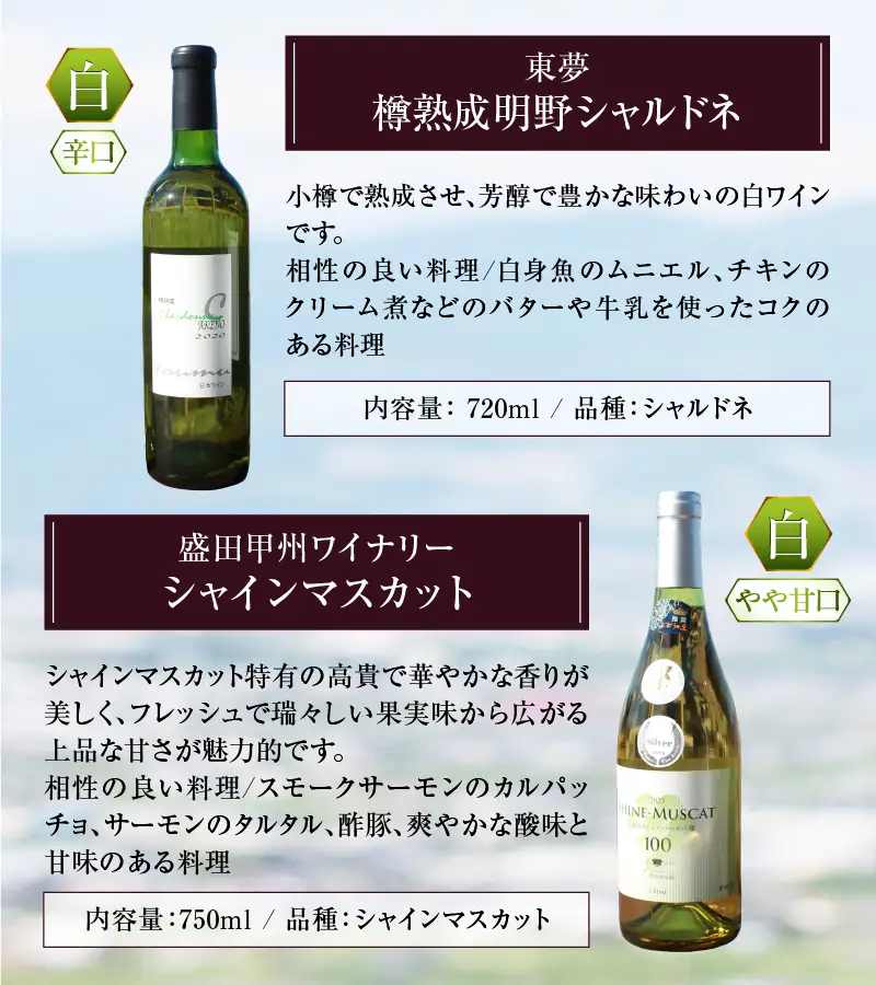 ワイン 白ワイン4品種飲み比べセット（KBO）E7-601