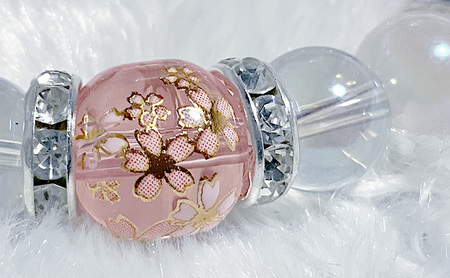 ブレスレット パワーストーン ローズクォーツ 水晶 シマメノウ ブレスレット