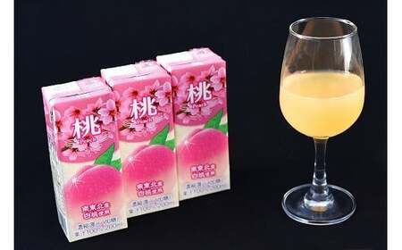 フルーツジュース 18本セット（りんご・桃・チェリー酢 各6本）【化粧箱入】 紙パック りんごジュース 桃ジュース さくらんぼ酢 山形　014-G-MB001