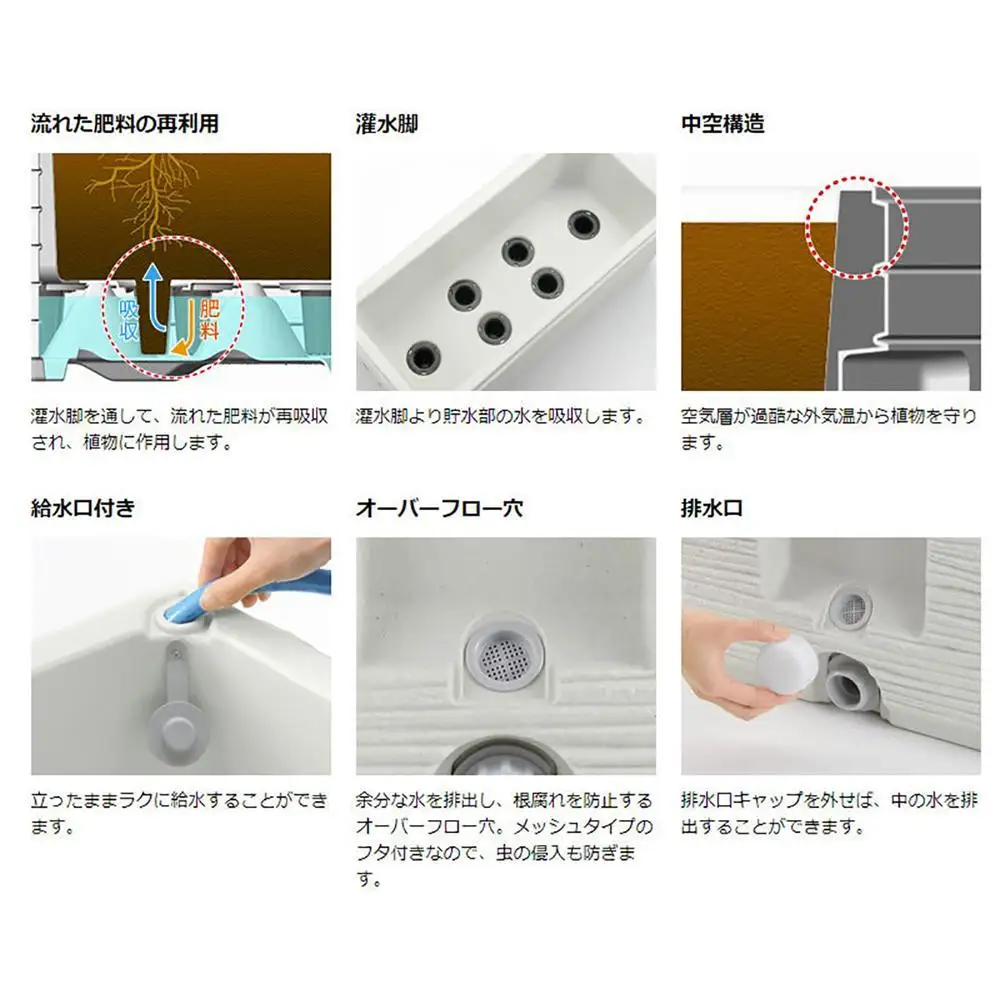 タウンプランターWS 100型 【石はだ】