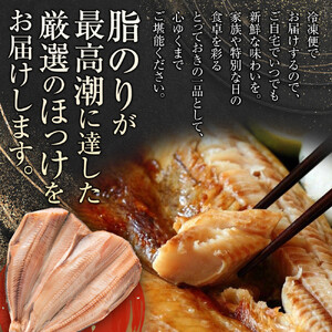 絶品脂ののった 北海道産 開きほっけ 約1.2kg (約600g×2尾セット) | ほっけ_03898