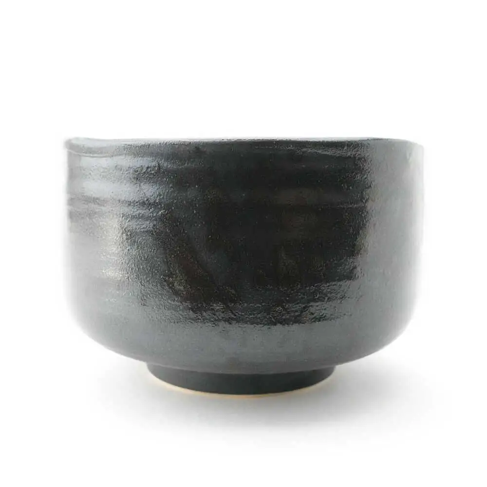 【波佐見焼】Folk Design 野点抹茶碗 黒釉 1点【玉有】[IE53]