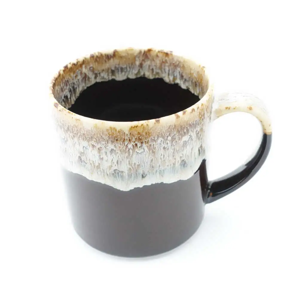 【波佐見焼】Folk Design トールマグ 飴茶白唐津流し 1点【玉有】[IE63]