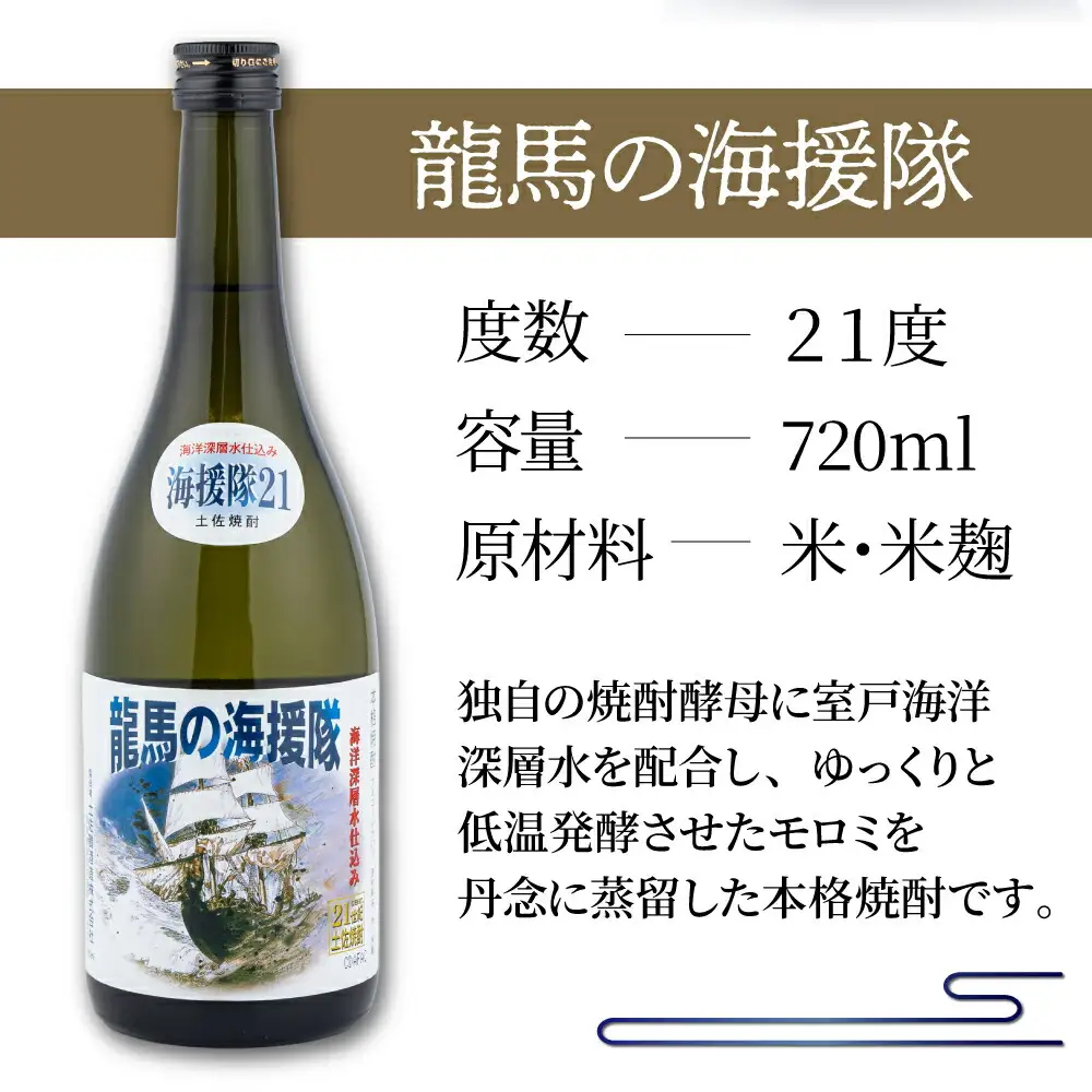 土佐の米焼酎飲み比べセット 各720ml×1本 21度 25度 米 焼酎 お酒 アルコール 室戸海洋深層水 高知県 室戸市 送料無料