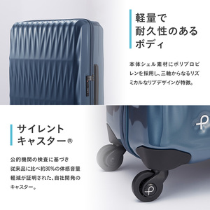 スーツケースプロテカトリアクシスチタンシルバースーツケース【132L】