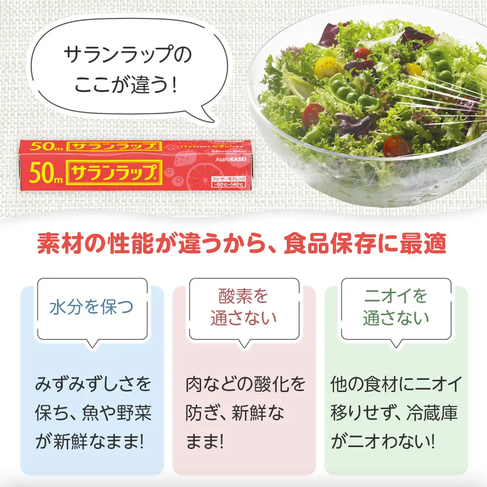サランラップ　22cm×50m　12本　(旭化成ホームプロダクツ)