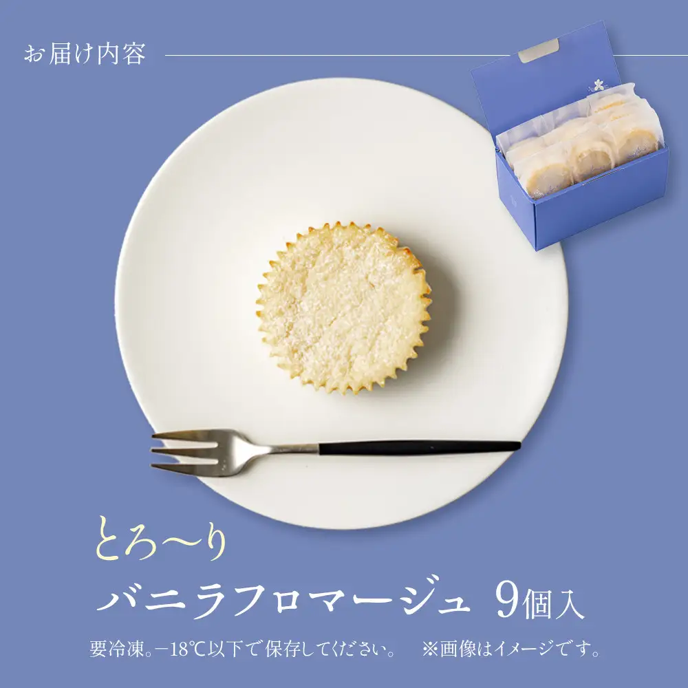 フロマージュ とろーりバニラフロマージュ＜9個入＞