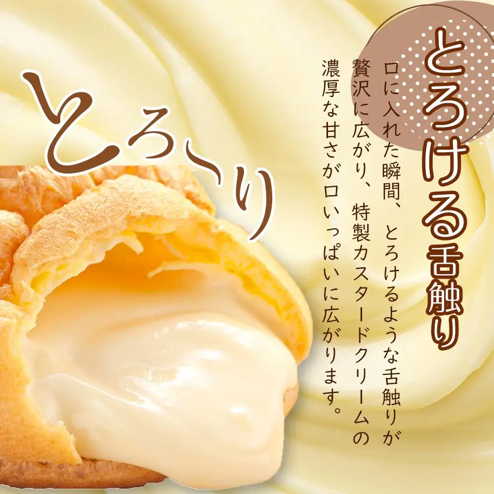 【定期便】梅屋名物「しゅうくりぃむ」　12個　（3回隔月発送） 【 シュークリーム 菓子 お菓子 おかし スイーツ デザート 洋菓子 旭川 北海道 人気 お楽しみ セット 食品 】_04856