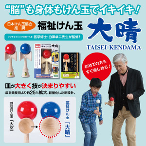 福祉けん玉「大晴」青_F114