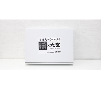 5連けん玉（大皿）木地_F119