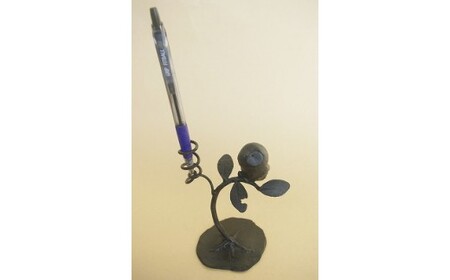 鉄工芸品 ふくろう君のいちりんざし 手作り 鉄製 白川町 / 鉄の造形工房のぶアート＆クラフト[AWAU003]