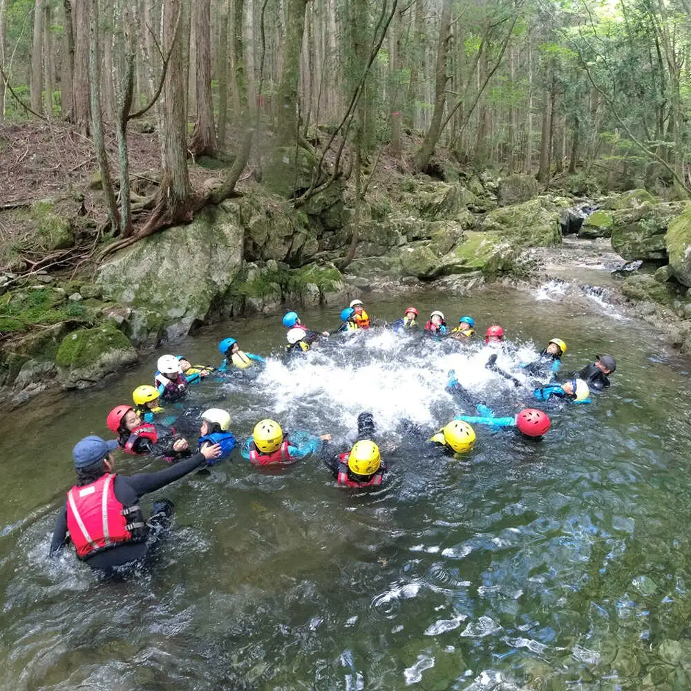 木曽川源流 シャワークライミングツアー 1名様 白川町 / Sunpo [AWBC004]