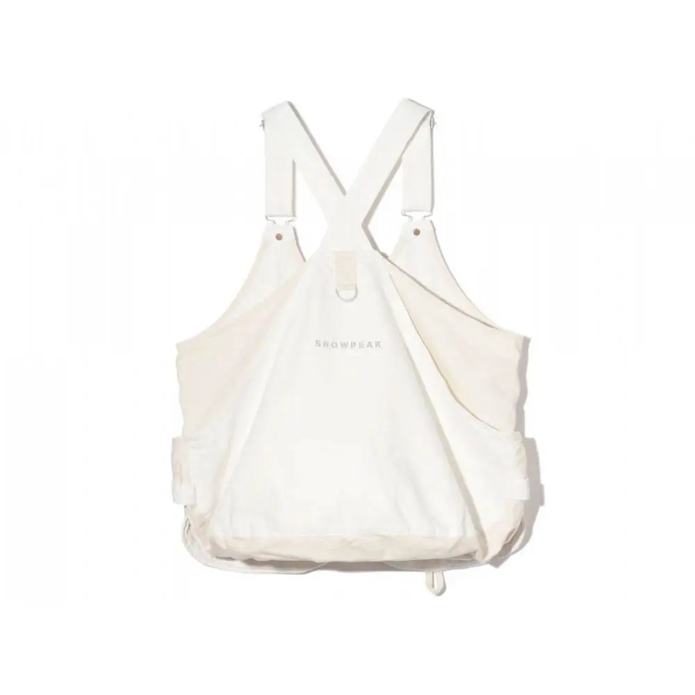 ベスト FUKUYAMA Denim Camping Vest（サイズ：S｜カラー：Ecru） 広島県福山市/株式会社スノーピーク キャンプ デニム レディース メンズ 前開き 春夏 秋冬[BACO005]