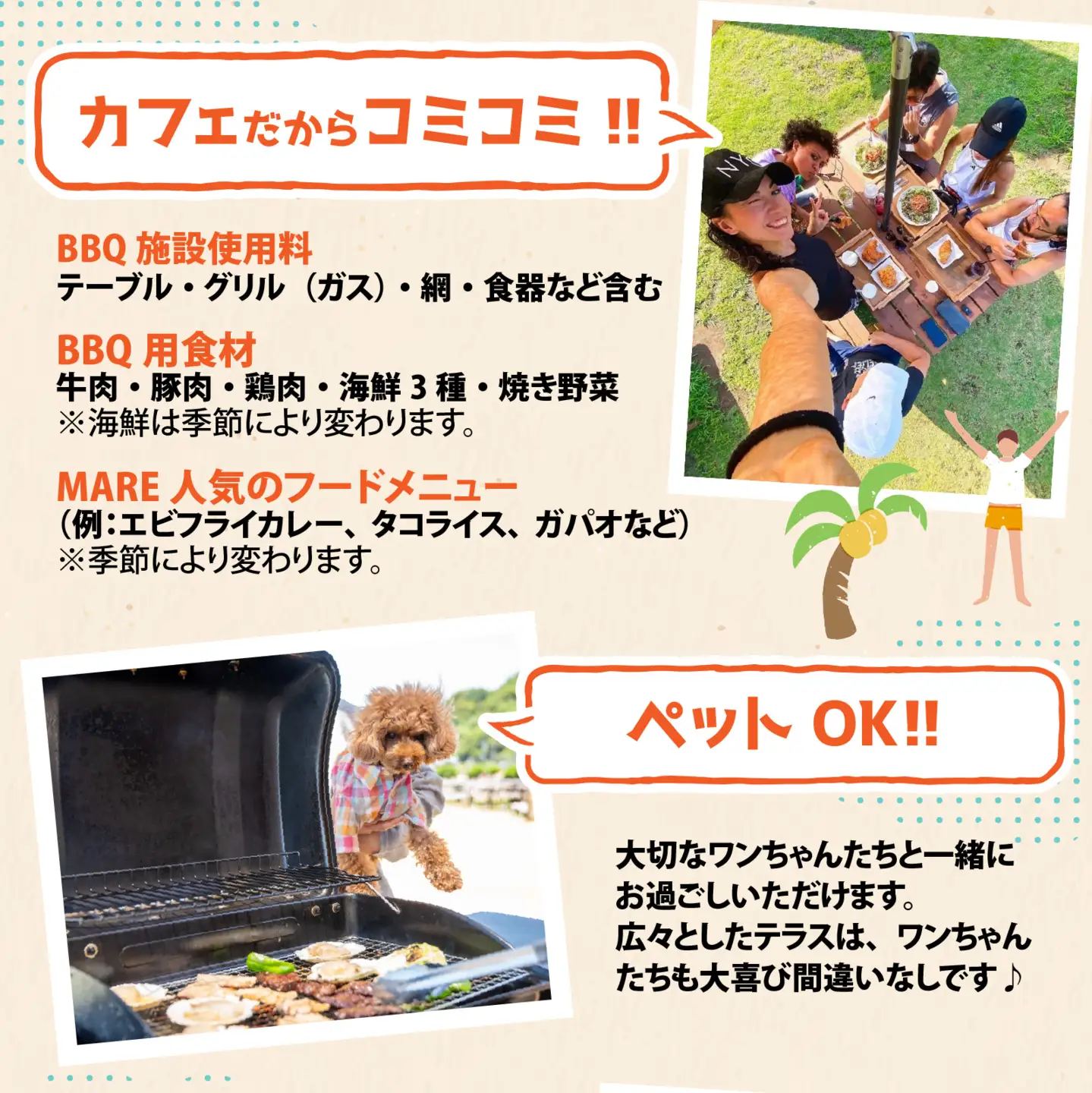 越前海岸人気カフェ「MARE」でシーサイドBBQ！（２人分） [B-134005] / アウトドア バーベキュー ツーリング 利用券 チケット 観光 トラベル 福井県 福井市 チケット 体験 海 海岸 自然