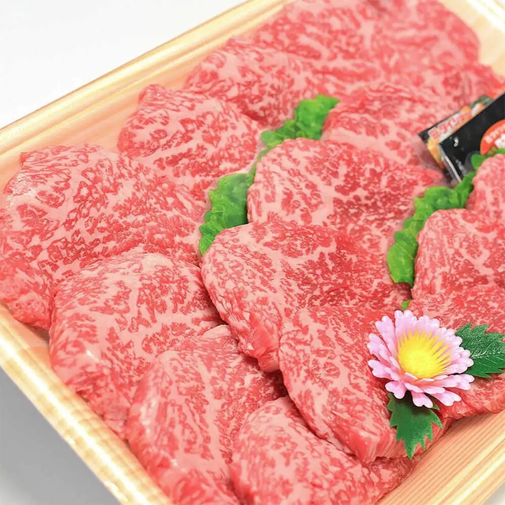 【化粧箱入】【A4~A5】博多和牛 モモ赤身ミニステーキ350g (ソース・塩胡椒付)[BGAC004] 