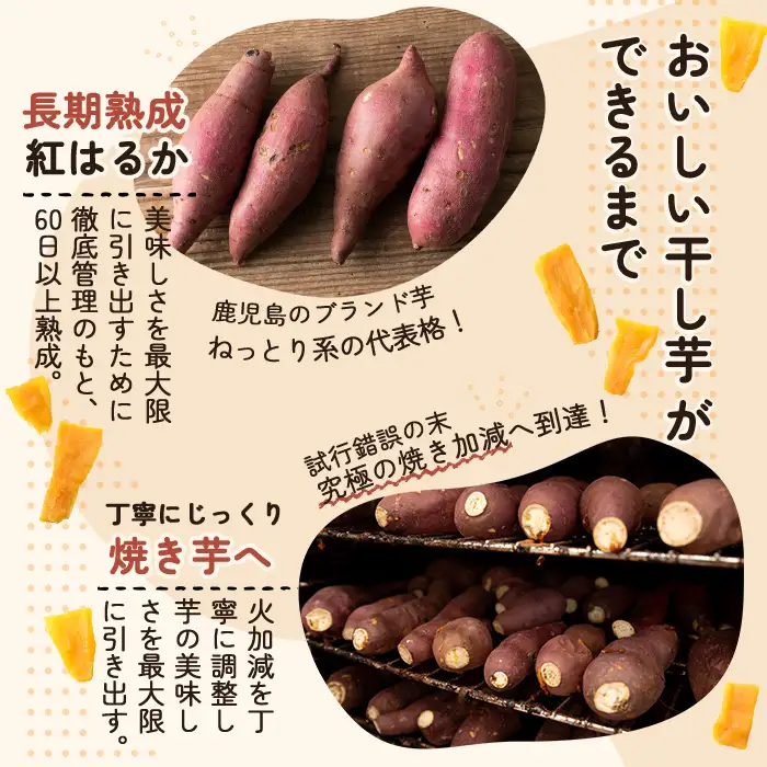 a517-C 焼きいもから作った干し芋(合計1.4kg・200g×7袋)【ファーム工房】姶良市 国産 鹿児島県産 長期熟成 紅はるか ほしいも さつまいも サツマイモ 焼芋 焼き芋 着色料・保存料不使用 無添加 スイーツ おやつ