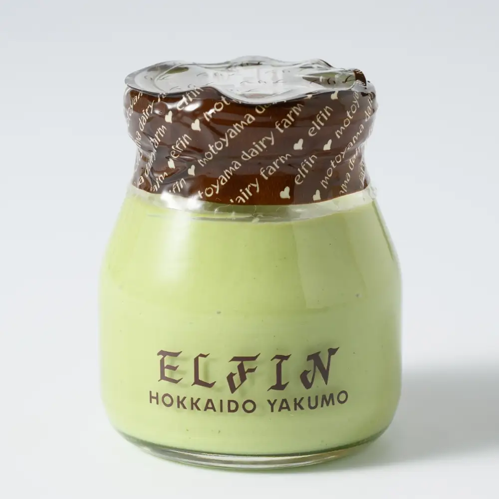 抹茶プリン100g×8個　元山牧場直営店『ELFIN』