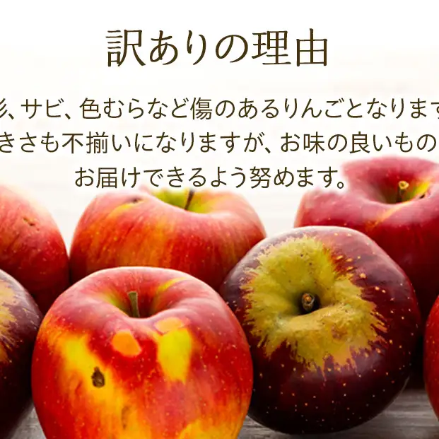 訳あり りんご あいかの香り 約3kg セット 2026年 令和8年度発送分 リンゴ 林檎 長野 フルーツ 果物 信州産 長野県産 特産 産地直送 家庭用 おすすめ