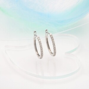 PT900 0.30ct ダイヤモンド ピアス　FFP-000336