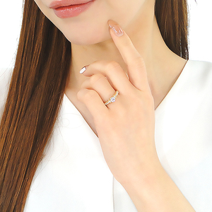 指輪 K8YG イエローゴールド ダイヤモンド 計0.63ct【中石 0.3ct VVS1 G Verygood】リボン 結び 和風【ソーティングカード付】ジュエリー【f199-k18yg】 ALPAZ125
