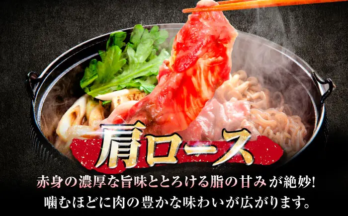 佐賀牛 肩ローススライス 500g すき焼き しゃぶしゃぶ[FDP013]