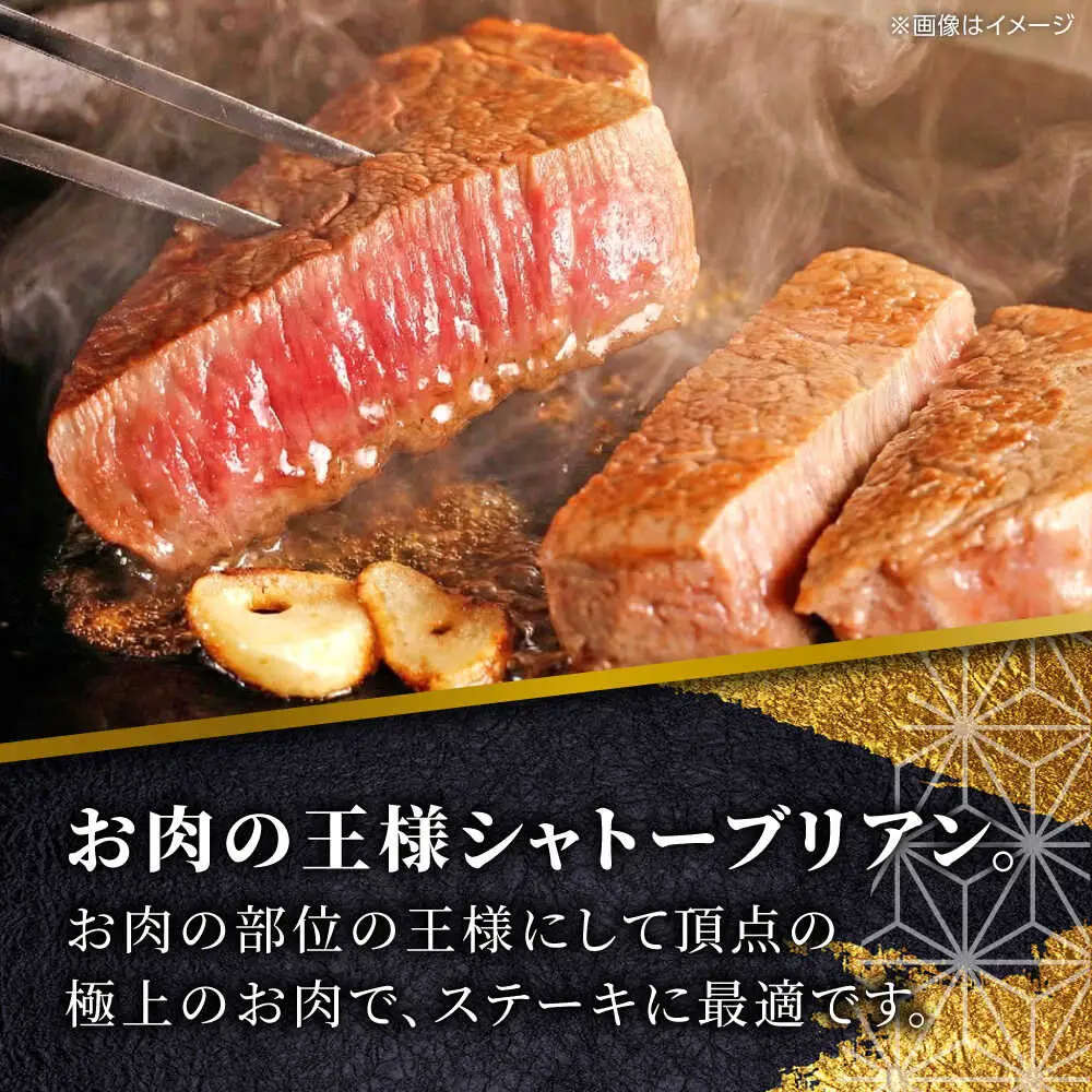 【GI認証】くまもとあか牛シャトーブリアン 約120g×3枚 シャトーブリアン[AYCQ015]