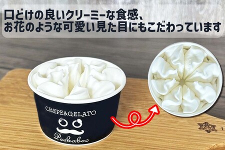 ＜ 6ヶ月 定期便 ＞ 北海道産 生乳100％ みるく の 花冠 ソフト クリーム 10個 アイス アイスクリーム ソフトクリーム ミルク 冷凍 北海道 新ひだか町