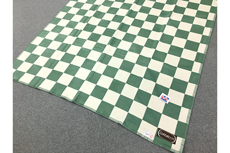 綿100% 綿毛布 シングル 140×200cm グリーン系 CO909GR [0668]