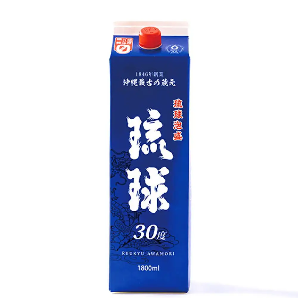 泡盛 琉球泡盛 琉球パック 30度 1800ml×6 BCAS007 アルコール