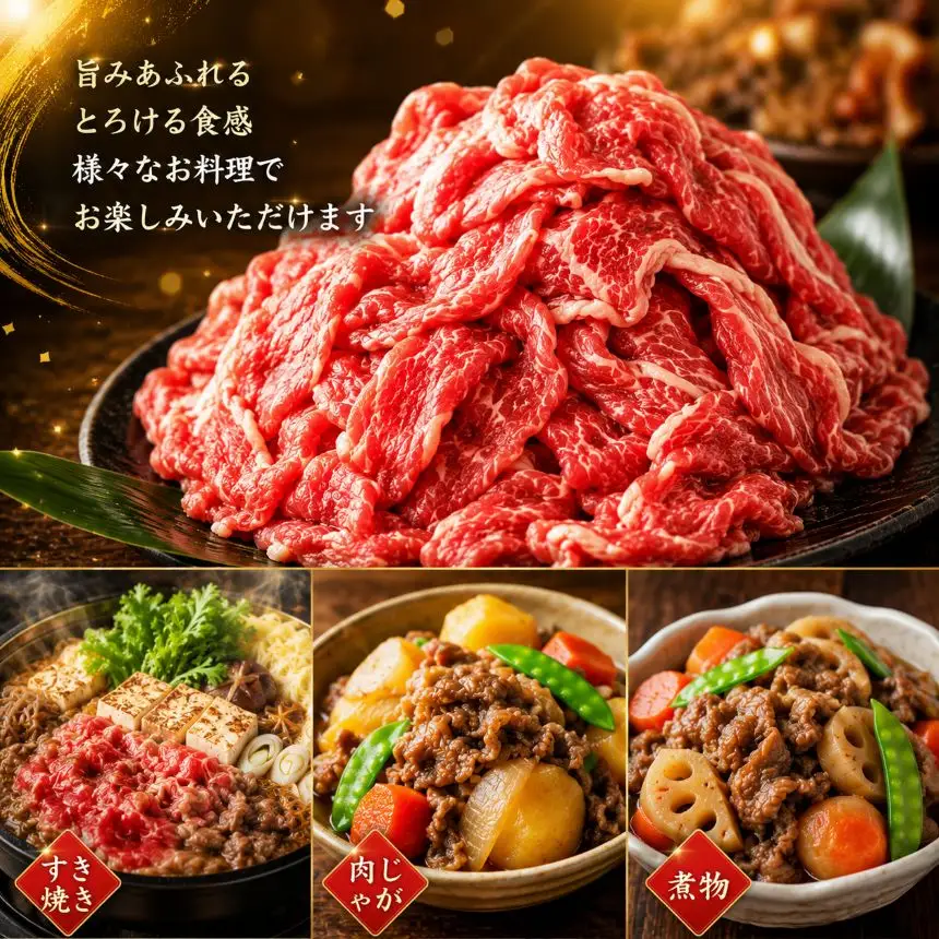 【定期3回】栃木県産黒毛和牛切り落とし2.0kg | 和牛 牛肉 切り落とし 切落し すき焼き 美味しい 高級 ご褒美 肉 ふるさと 納税 送料無料 那珂川町 栃木県
