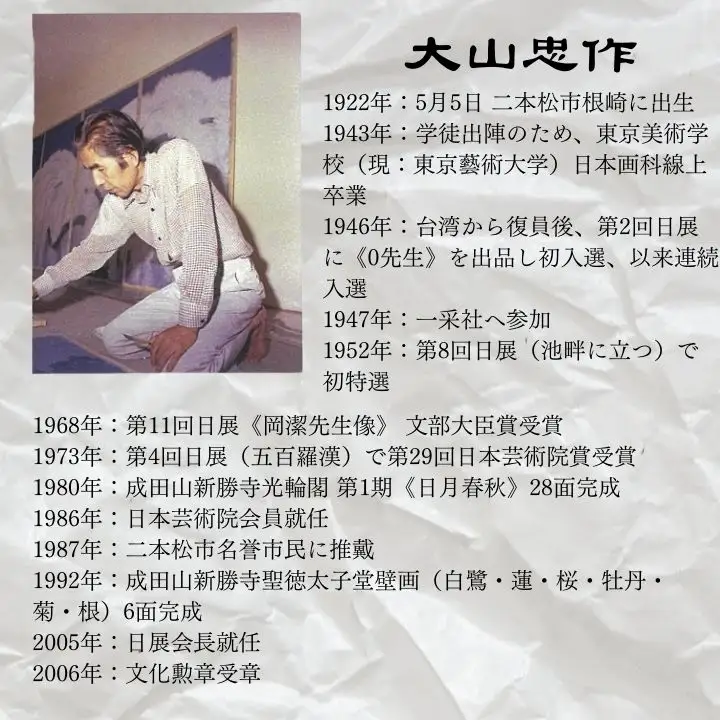 「大山忠作襖絵（ふすまえ）展～成田山新勝寺襖絵『日月春秋（にちげつしゅんじゅう）～』」記録DVD【株式会社民報印刷】