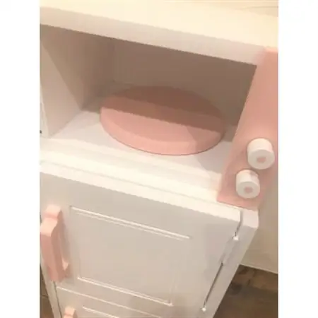 メーベルヒナナ　木製　L・Lワイドサイズ用　レンジ・冷蔵庫セット ピンク_雑貨   _【1616910】