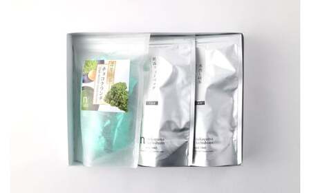 中山吉祥園 八女茶3種セット【水出し・朝露・抹茶クランチ】 八女茶 お茶 茶 緑茶 お菓子 詰め合わせ セット
